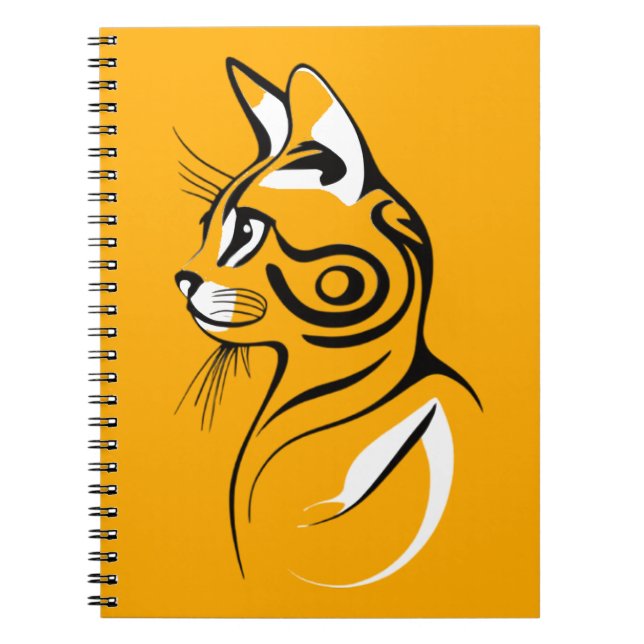 Cat silhouette notebook (Front)