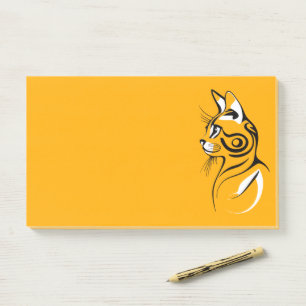 Cat silhouette post-it notes