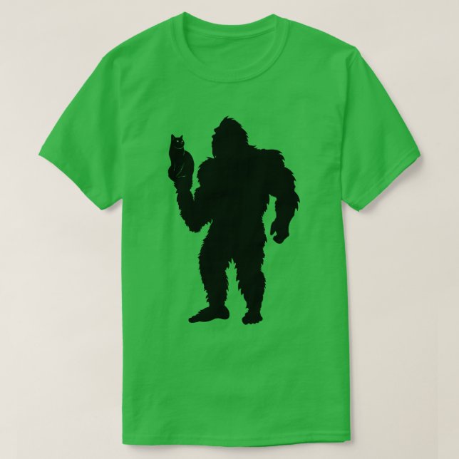 Cat Silhouette T-Shirt (Design Front)