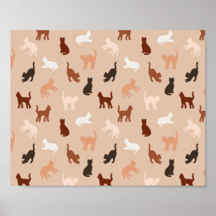 Cat silhouettePoster Poster