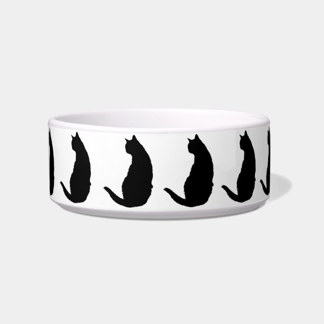 Cat Silhouettes Bowl (Front)