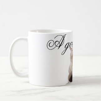 Cat sipping coffee coffee mug