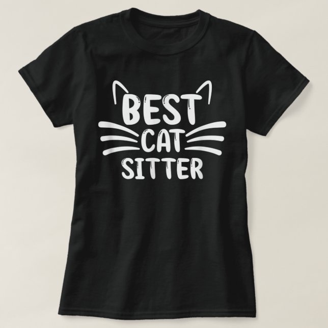 Cat Sitter Thank You Gifts T-Shirt (Design Front)