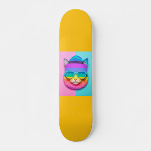 cat skateboard