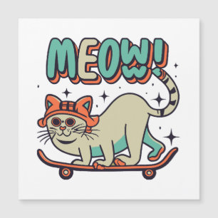 Cat Skating Meow