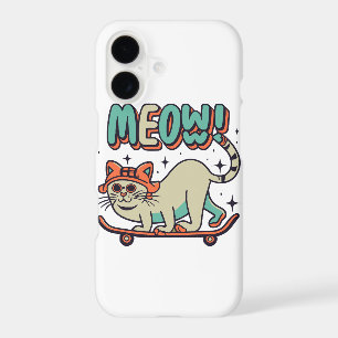 Cat Skating Meow