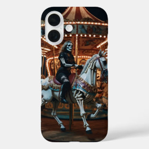 Cat Skeleton iPhone 16 Case