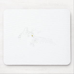 Cat Skeleton Hand Boop Halloween Cute Black Cats P Mouse Mat