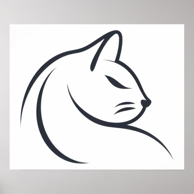  Cat sketch  Poster (Front)