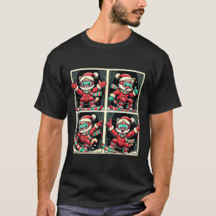 Cat skiing snowboard winter mountain xmas trip T-Shirt