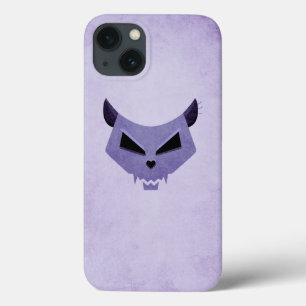 Cat Skull Creepy Gothic iPhone 13 Case