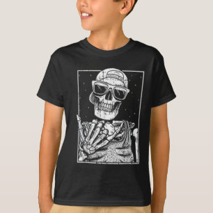 Cat Skull Head Skeleton For Cat Moms  T-Shirt