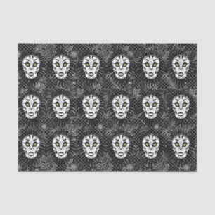 Cat Skull Theme Designed Tissue Paper