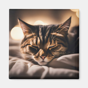 Cat Sleeping Magnet