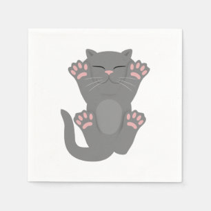 Cat Sleeping Napkin