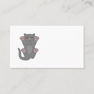 Cat Sleeping Place Card