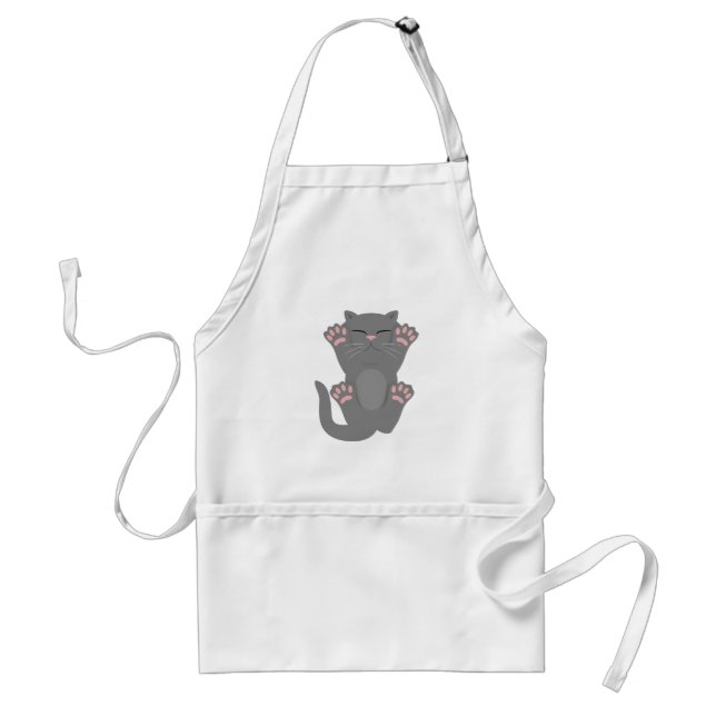 Cat Sleeping Standard Apron (Front)
