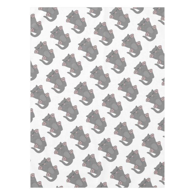 Cat Sleeping Tablecloth (Front)