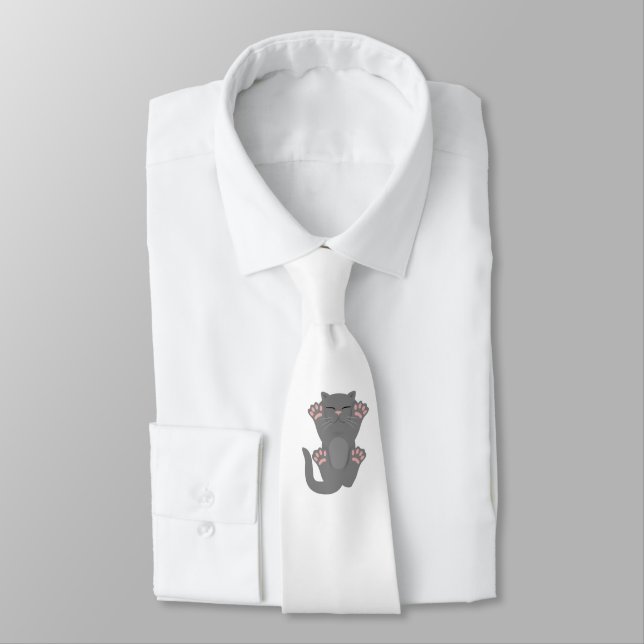 Cat Sleeping Tie (Tied)