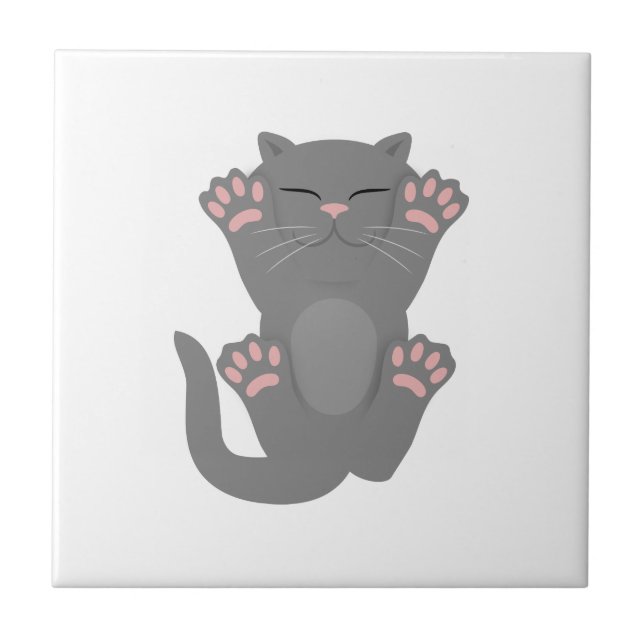 Cat Sleeping Tile (Front)