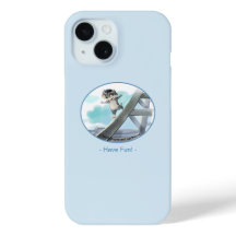 Cat Slides Eiffel Tower – Paris Fun Phone Case