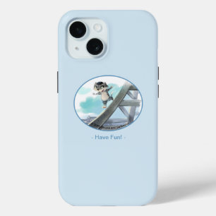 Cat Slides Eiffel Tower – Paris Fun Tough Case