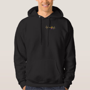Cat Sloth Yoga Poses Sports Gymnastics Ohm Heartbe Hoodie