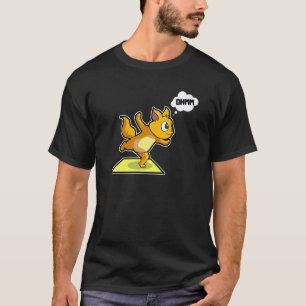 Cat Sloth Yoga Poses Sports Gymnastics Ohm Heartbe T-Shirt