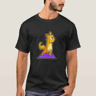 Cat Sloth Yoga Poses Sports Gymnastics Ohm Heartbe T-Shirt