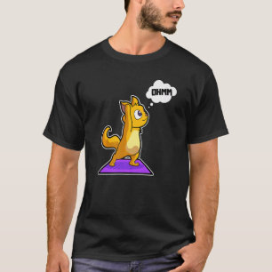 Cat Sloth Yoga Poses Sports Gymnastics Ohm Heartbe T-Shirt