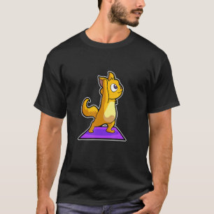 Cat Sloth Yoga Poses Sports Gymnastics Ohm Heartbe T-Shirt