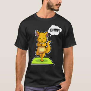 Cat Sloth Yoga Poses Sports Gymnastics Ohm Heartbe T-Shirt