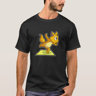 Cat Sloth Yoga Poses Sports Gymnastics Ohm Heartbe T-Shirt