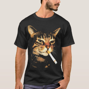 Cat Smoking A T-Shirt