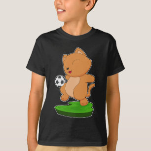 Cat Soccer player Soccer T-Shirt