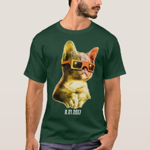Cat Solar Eclipse 2017 Solar Eclipse Glasses T-Shirt
