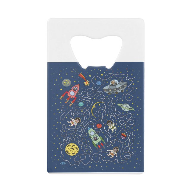 Cat Space Astronaut Rocket Maze Puzzle Mystery (Front)