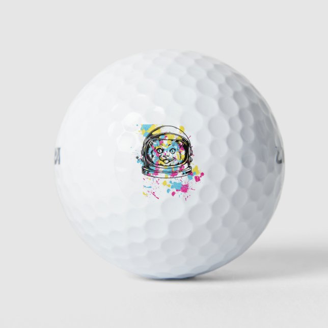 cat space golf balls (Front)