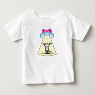 Cat Spaceship Baby T-Shirt