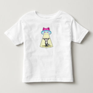 Cat Spaceship Toddler T-Shirt