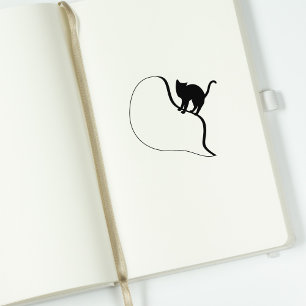 Cat Speech Balloon, Journal  Rubber Stamp