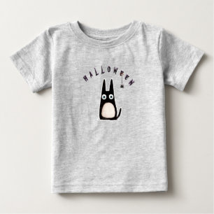cat + spider + Halloween, personalized Baby T-Shirt