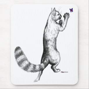 Cat Springing Mouse Mat