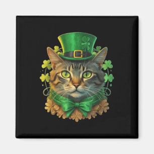 Cat St Patricks Patricks Day For Men Women Kids To Magnet