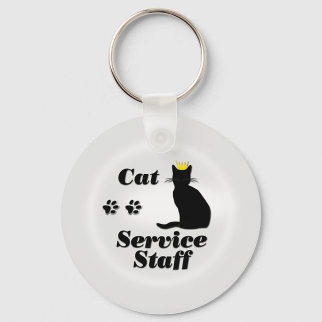 Cat Staff Key Ring (Front)