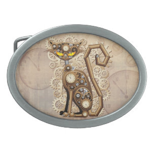 Steampunk belt buckle on sale