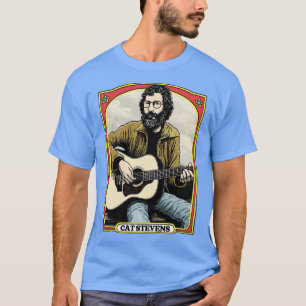 Cat Stevens Retro Fan Artwork Illustration T-Shirt