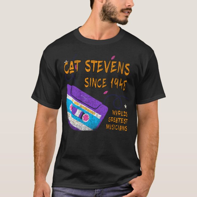 Cat Stevens Since 1948 Music T-Shirt (Front)