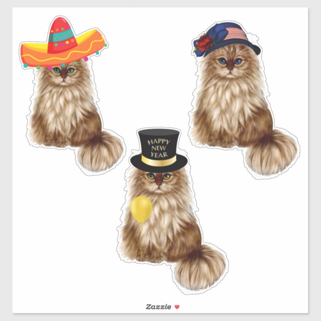 Cat Stickers (Sheet)