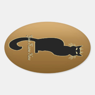 Cat Stickers Personalised Cat Stickers Cat Lover